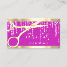 Tarjeta De Visita Moderno Peluquería de cuero tijeras de café goteo 