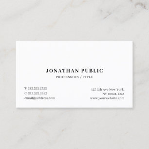 Tarjeta De Visita Moderno Personalizado profesional elegante y moder