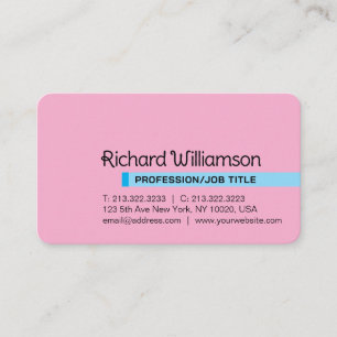 Tarjeta De Visita Moderno Personalizado profesional Minimalista eleg