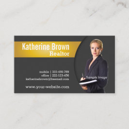 Tarjeta De Visita Moderno, Profesional, Agente Inmobiliario, Propied