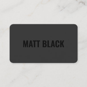 Tarjeta De Visita Moderno profesional blanco y negro elegante