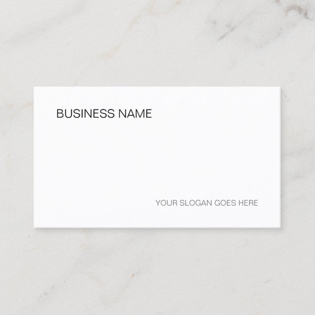 Tarjeta De Visita Moderno Profesional Elegante Corporativo Simple (Anverso)