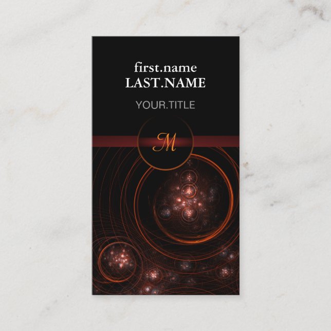 Tarjeta De Visita Moderno profesional elegante Guay Starlight (Anverso)