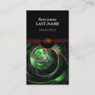 Tarjeta De Visita Moderno Profesional Elegante Guay World Green