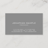Moderno Profesional Elegante Llanura Minimalista G