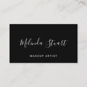 Tarjeta De Visita Moderno profesional en blanco y negro