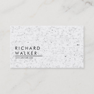 Tarjeta De Visita Moderno Profesional Minimal Blanco Elegante