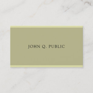 Tarjeta De Visita Moderno profesional Minimalista elegante simple
