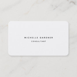 Tarjeta De Visita Moderno profesional Minimalista y sencillo de colo