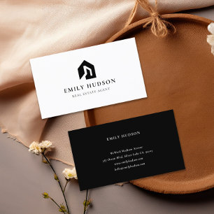 Tarjeta De Visita Moderno Realtor Elegante