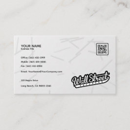 Tarjeta De Visita Moderno Relieve metalizado de gradiente de lujo - 