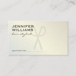 Tarjeta De Visita Moderno Salon Hair Stylist