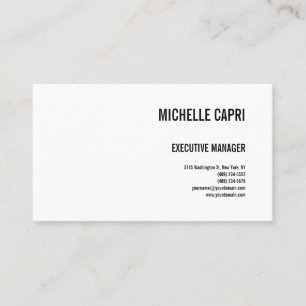 Tarjeta De Visita Moderno, sencillo, Minimalista y contemporáneo