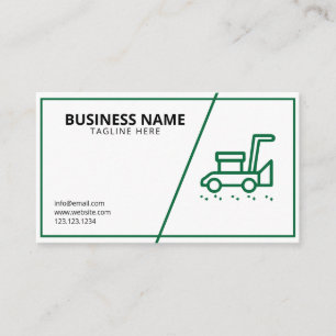 Tarjeta De Visita Moderno servicio de jardín de Ilustracion con cort
