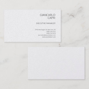Tarjeta De Visita Moderno Simple Minimalista Plano