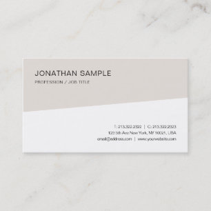 Tarjeta De Visita Moderno Simple Template Profesional Elegante Moder