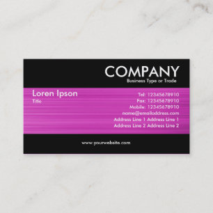 Tarjeta De Visita Moderno - Textura de magenta cepillado