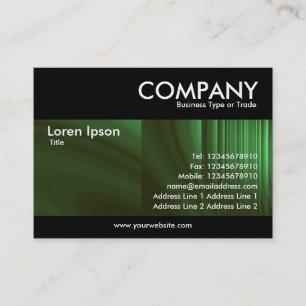 Tarjeta De Visita Moderno - Textura verde de botella