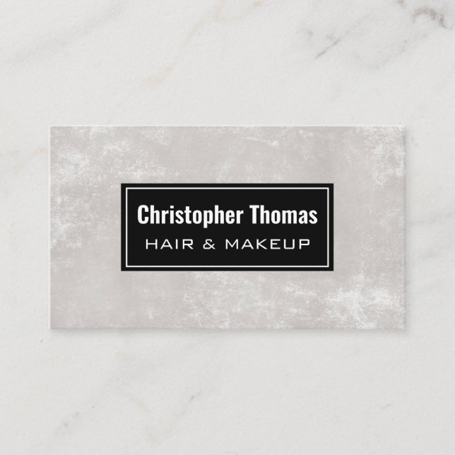 Tarjeta De Visita Moderno texturizado (Anverso)