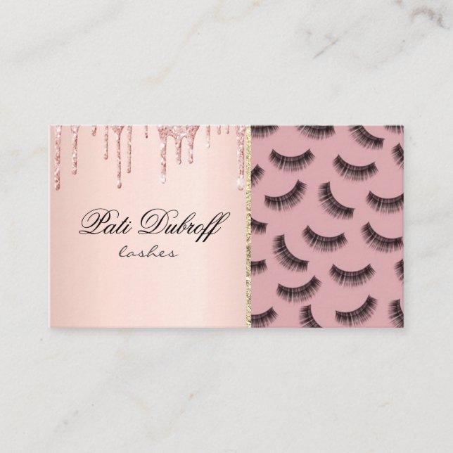 Tarjeta De Visita Moderno trendy chispas doradas chiringuitos ruidos (Anverso)