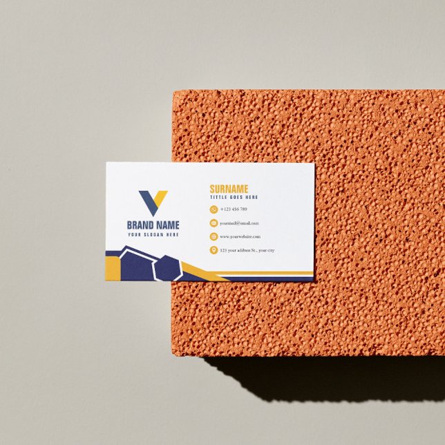 Tarjeta De Visita Moderno y creativo simple (Subido por el creador)