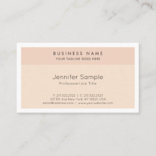 Tarjeta De Visita Moderno y creativo Sleek Plain Luxury