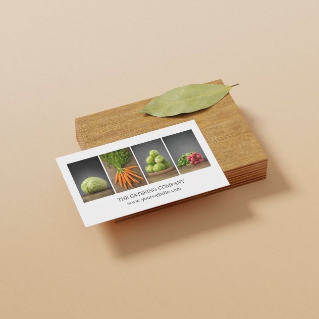 Tarjeta De Visita Moderno Y Elegante Chef Del Entrenador De Nutrició (Subido por el creador)