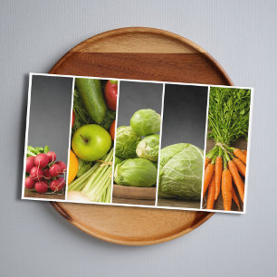 Tarjeta De Visita Moderno y elegante chef nutricionista personal