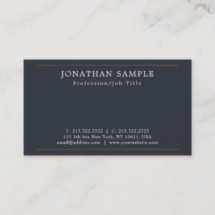 Tarjeta De Visita Moderno y elegante diseño elegante y elegante prof