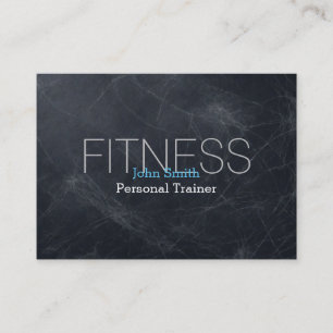 Tarjeta De Visita Moderno y elegante entrenador personal de fitness