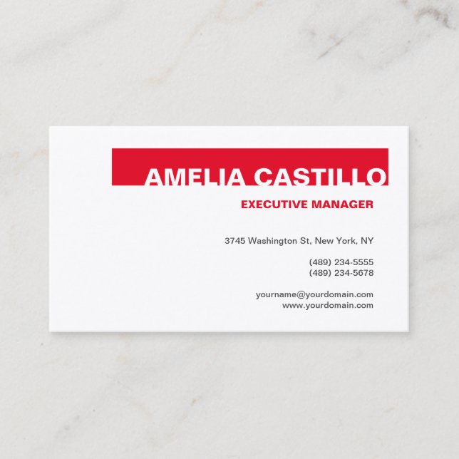 Tarjeta De Visita Moderno y elegante estilo de moda Plata Premium Se (Anverso)
