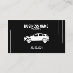 Tarjeta De Visita Moderno y elegante lavado de coches para portátil