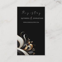 Moderno y elegante negro y oro