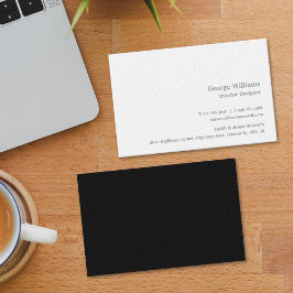 Tarjeta De Visita Moderno y elegante patrón profesional de cuadrados