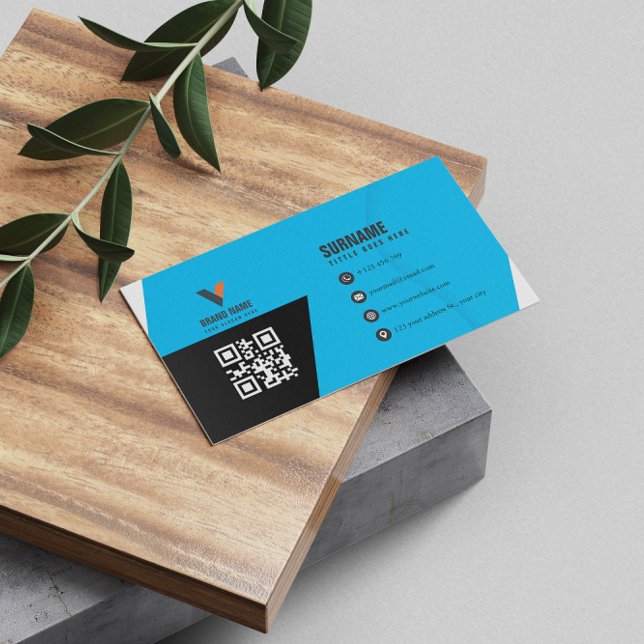 Tarjeta De Visita Moderno y elegante profesional (Subido por el creador)