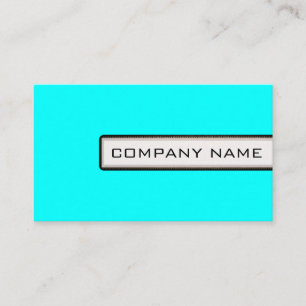 Tarjeta De Visita Moderno y elegante profesional Aqua Minimalista