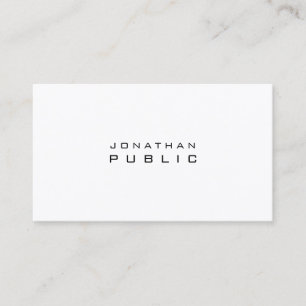 Tarjeta De Visita Moderno y elegante profesional Minimalista de esti
