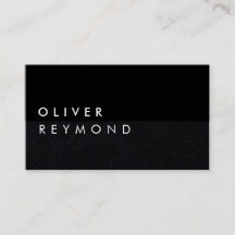 Moderno y elegante profesional negro sobre negro