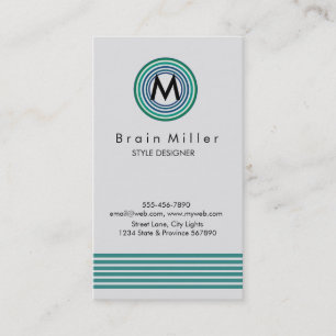 Tarjeta De Visita Moderno y elegante profesional simple