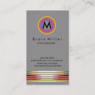 Tarjeta De Visita Moderno y elegante profesional simple