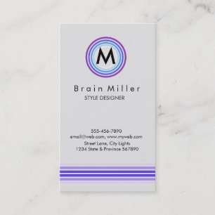 Tarjeta De Visita Moderno y elegante profesional simple