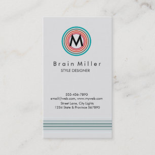 Tarjeta De Visita Moderno y elegante profesional simple