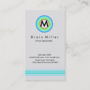 Tarjeta De Visita Moderno y elegante profesional simple