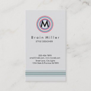 Tarjeta De Visita Moderno y elegante profesional simple