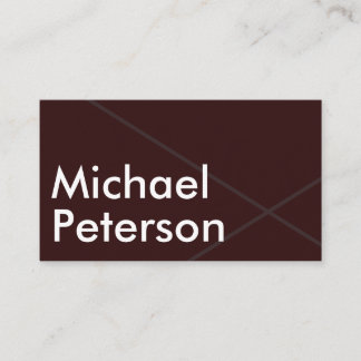 Tarjeta De Visita Moderno y elegante, sencillo, minimalista y elegan