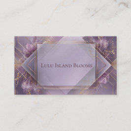 Tarjeta De Visita Moderno y lujoso Art Deco