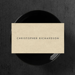 TARJETA DE VISITA MODERNO Y MÍNIMO EN TAMAÑO