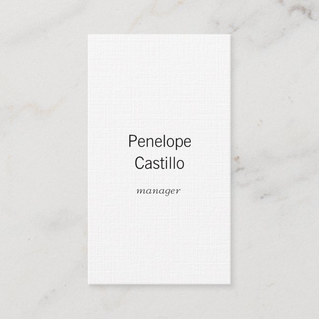 Tarjeta De Visita Moderno y profesional línea de primera calidad (Anverso)