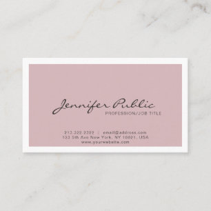 Tarjeta De Visita Modernos colores elegantes y elegantes