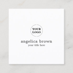 Tarjeta de visita modificada para requisitos